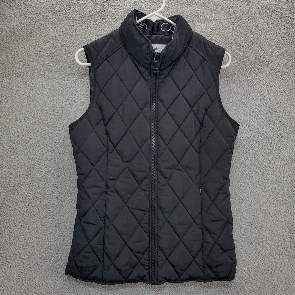Calvin Klein Black Quilted Vest